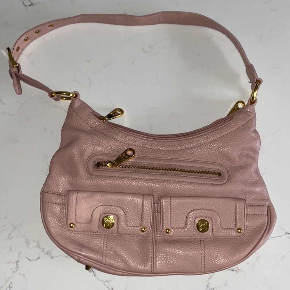 Stone Mountain Bag Purse 85% leather crossbody Rose 14” x 22”